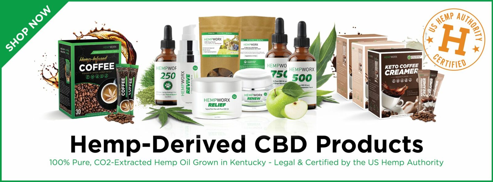 Shop Now! Hemp-Derived CBD Products